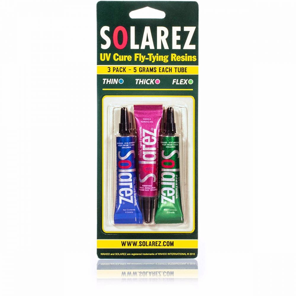 Solarez fly-tie UV resins 3 Pack
