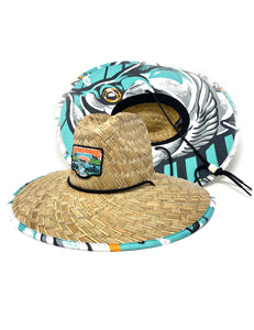 Mangrove Outfitters Trippy Tarpon Straw Hat.