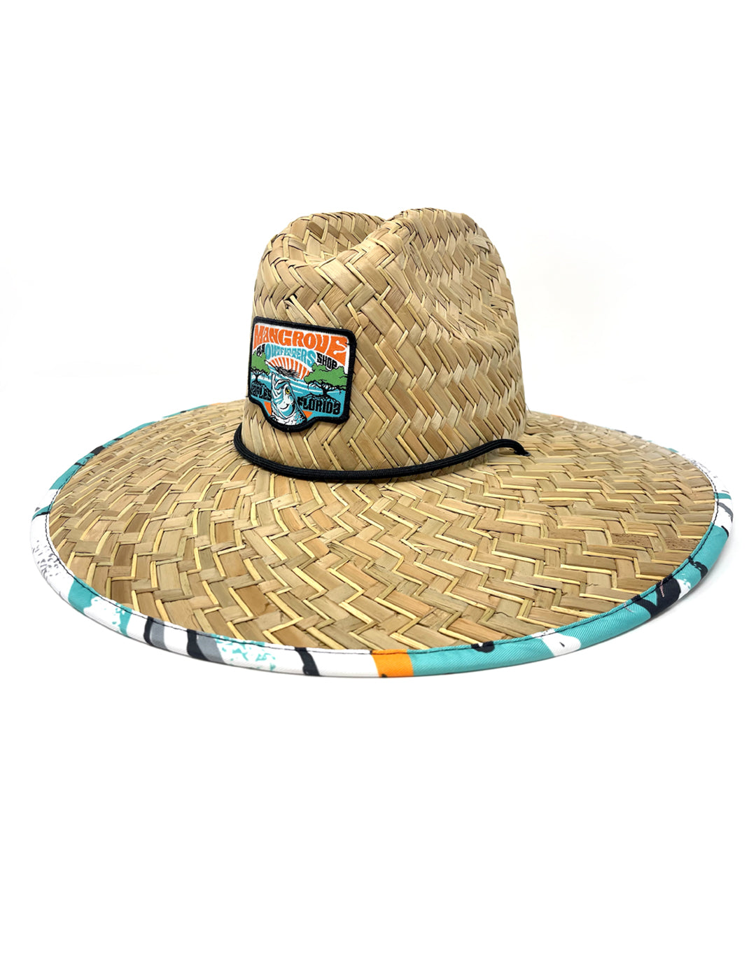 Mangrove Outfitters Trippy Tarpon Straw Hat.
