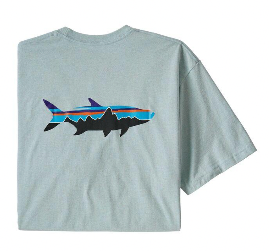 Patagonia Men's Fitz Roy Fish Organic Cotton T-Shirt