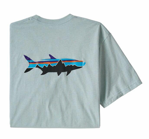 Patagonia Men's Fitz Roy Fish Organic Cotton T-Shirt – Mangrove Outfitters  Fly Shop