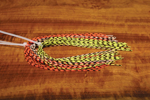 Hareline Dubbin Grizzly Barred Rubber Legs