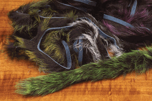 Hareline Dubbin Frostip Rabbit Strips