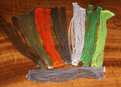 Hareline Dubbin Grizzly Micro Legs