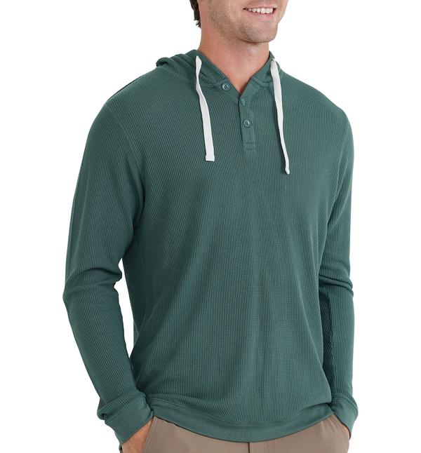 Free Fly Men's Bamboo Waffle Hoody